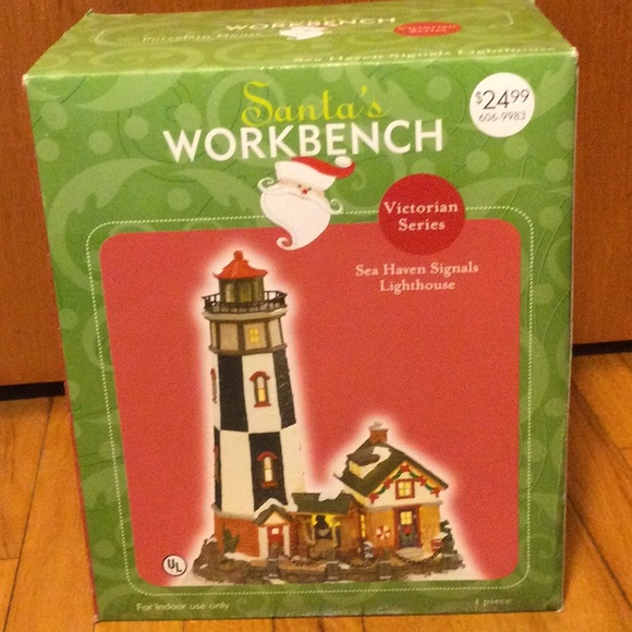 Vintage Santa’s Workbench Sea Signal  Lighthouse - Picture 5 of 7